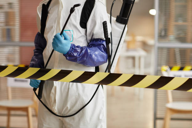 Professional Biohazard Cleanup technician working in Brookston, IN